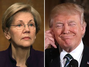 Trump: Elizabeth Warren Running for President in 2020 'a Dream Come True' - Breitbart