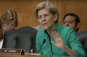 Let’s Watch Elizabeth Warren Punch Treasury Secretary In The Face (With Words!)