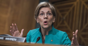 Elizabeth Warren Slams 'Bizarre' Glass-Steagall Statements From Trump's Treasury Secretary
