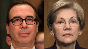Warren exasperated over Mnuchin’s use of Glass-Steagall